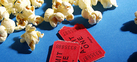 Popcorn and film tickets
