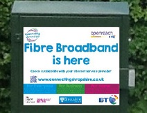 cabinet with a sticker