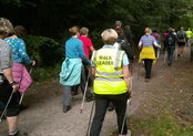 Nordic walking at Severn Valley Country Park