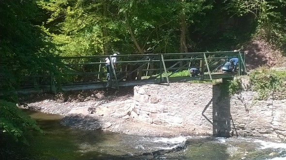 Cleobury P3 redecking bridge