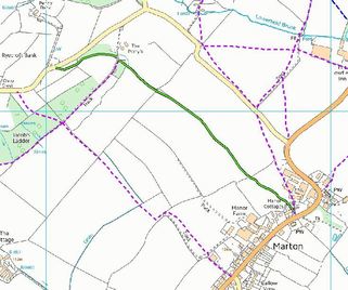 Marton Map of Route Improvements