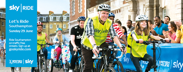 Sky Ride Southampton banner