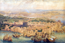 Philip Brannon, Southampton in the Reign of Henry VIII, Southampton City Art Gallery 