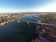 Drone image of Southampton 