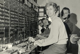 Stone telephone exchange 1950s