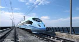 HS2 train - artist's impression