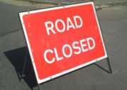 Road closed