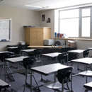 Empty classroom