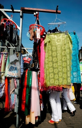 Market stall clothes