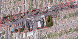 Markhouse Corner redline map large image