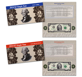 2014 $2 Single Note Collection Product Image 