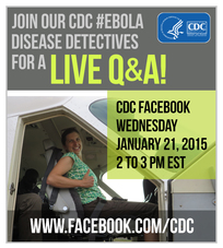 Facebook graphic advertising #Ebola Q&A