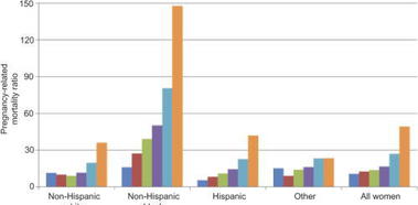 Pregnancy-related mortality ratios by age and race and ethnicity: United States, 2006-2010