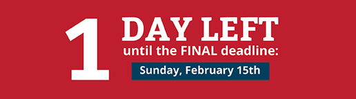 HCGOV 1 day left Feb 15