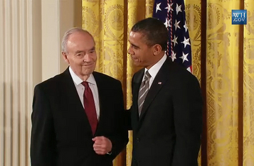 Harris Wofford Receives Presidential Citizens Medal from President Obama