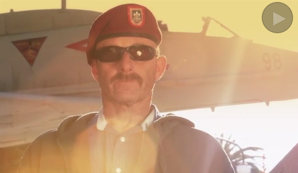 AmeriCorps member Antoinette Nadour Balta, who serves with Equal Justice Works, helps Patrick, a veteran in need of legal help.