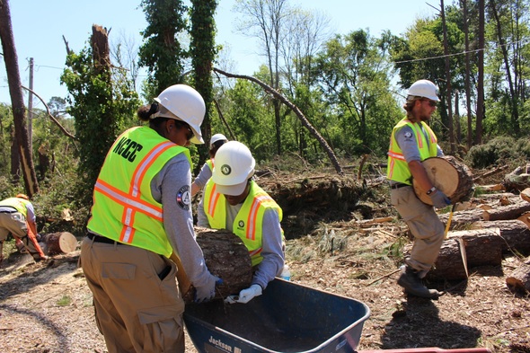 The Southern Region’s River Disaster Composite team has been working hard responding to wide-spread tornado damage in and around Tupelo, MS. 