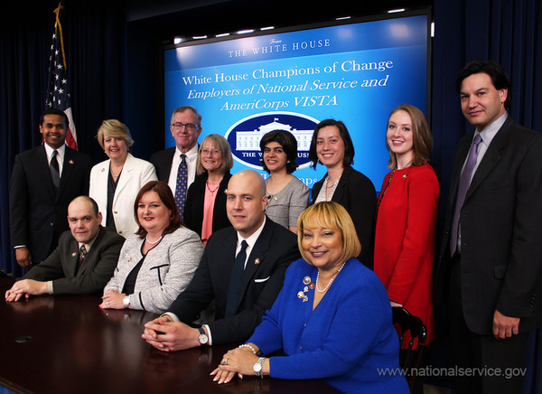 Group photo of the Champions of Change at the White House