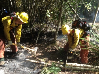 WCC AmeriCorps Members Wildfire Response