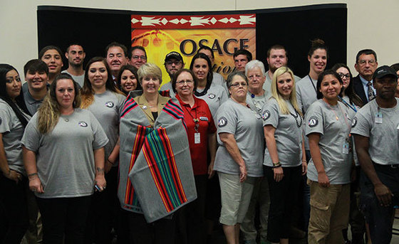 CEO Wendy Spencer announce first-of-its-kind AmeriCorps grant to Osage Nation