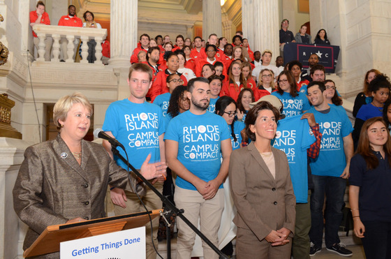 CEO Wendy Spencer visits Rhode Island for AmeriCorps Opening Day
