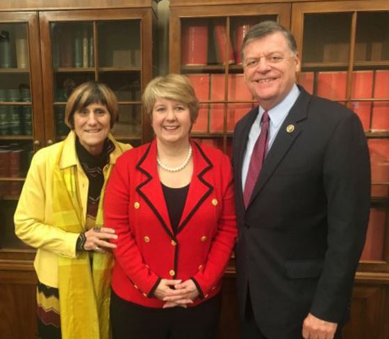 Wendy with Reps. DeLauro and Cole