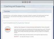 Coaching and supporting