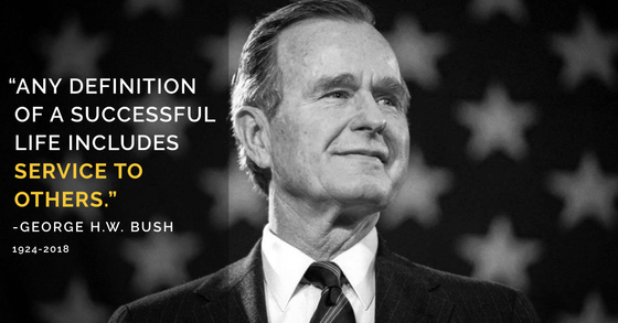 CNCS honors President George H.W. Bush's legacy of service to America.