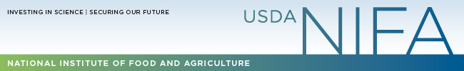 USDA National Institute of Food and Agriculture Banner