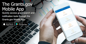 Grants .gov mobile app graphic 