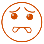 Worried Orange Face