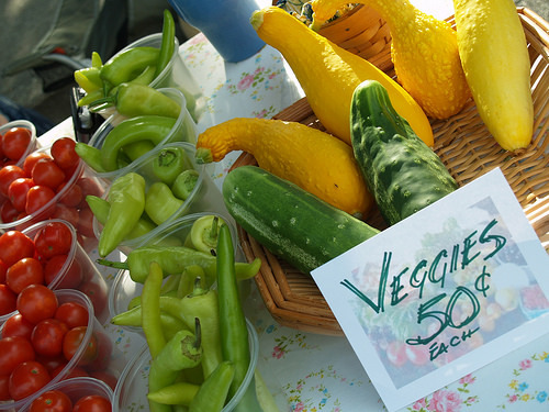 Farmers Market veggies