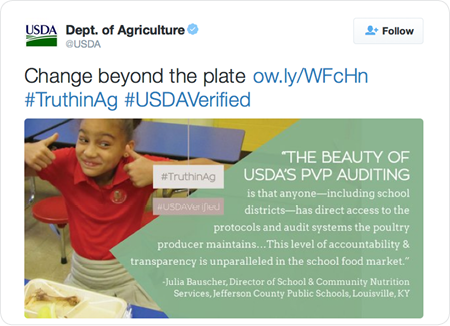 Change beyond the plate http://ow.ly/WFcHn  #TruthinAg #USDAVerified