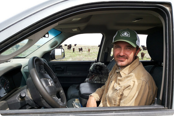 Emergency haying and grazing provisions provided through the Conservation Reserve Program allow ranchers like Jeremiah Liebl to weather severe drought