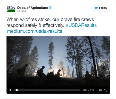 When wildfires strike, our brave fire crews respond safely & effectively. #USDAResults https://medium.com/usda-results  