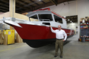 Photo of Brent Hutchings, owner of North River Boats