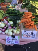 Photo of Raices Program farmers' market stall