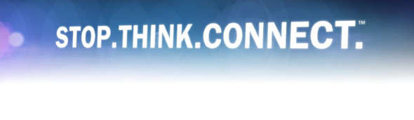 Stop.Think.Connect. Blue Header