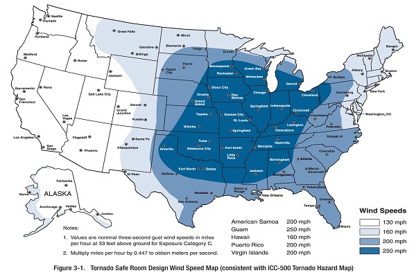 FEMA 361 Map Image