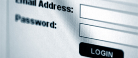 Photo of email and password box