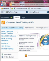 Jabber training screenshot