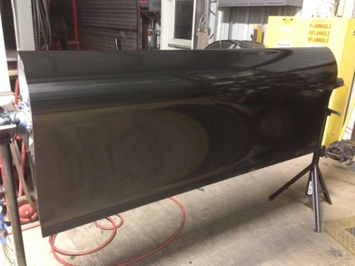 finished surface airfoil model