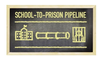 school to prison pipeline graphic 