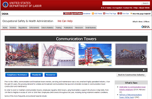 Communication Tower Web page