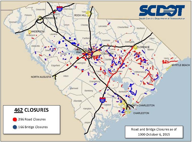 DOT makes available 5 million in emergency relief to South Carolina