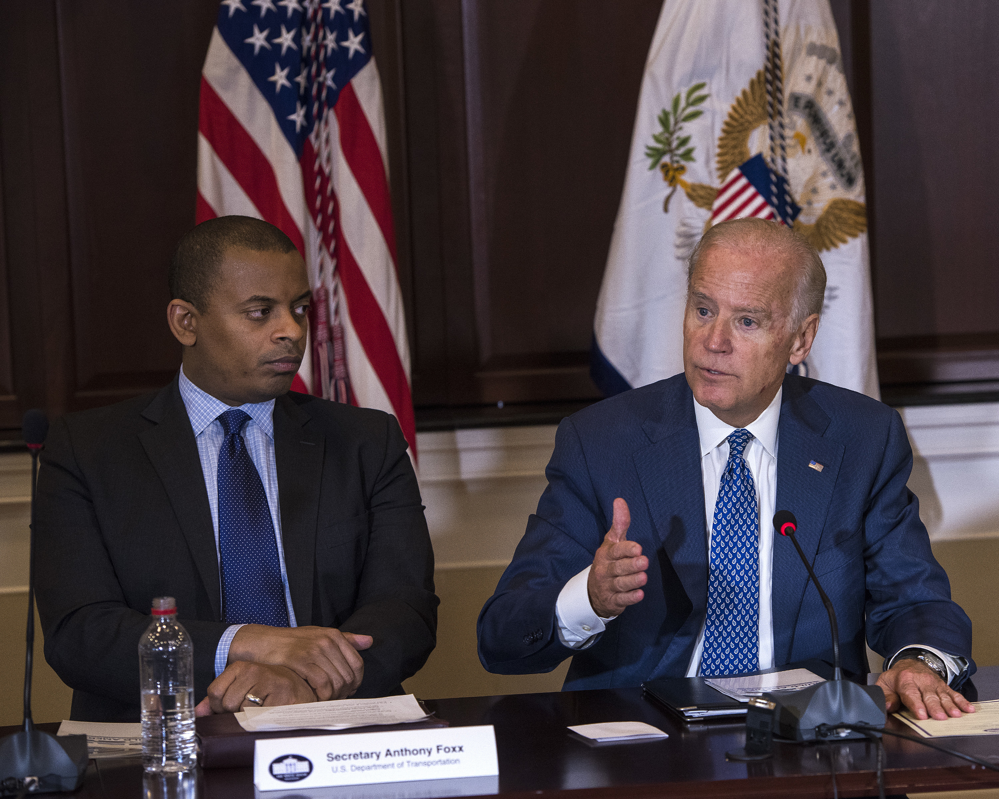 Secretary Foxx with Vice President Biden