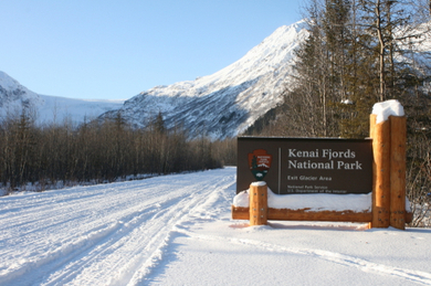 Entrance to Kenai Fjords National Park