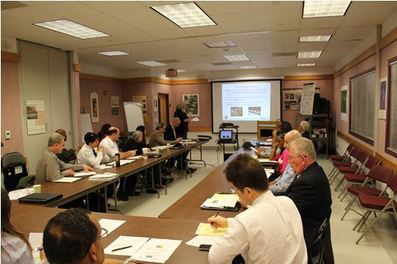 Stakeholders discuss safety on the B-W Parkway this April in Landover, Maryland. 