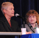 Jennifer Cohan and Stephanie Pollack speak at Volpe.