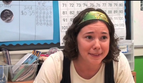 Teacher speaking in Odyssey Initiative video